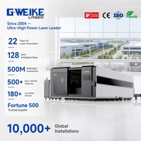 Machine de découpe laser à fibre CNC haute efficacité G.Weike LF3015GH 2026 avec refroidissement par eau et rails de guidage HIWIN pour tôles métalliques AI/LAS