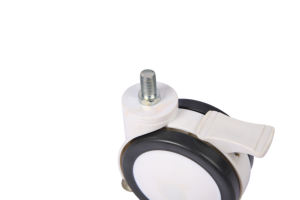 75mm 100mm <span class=keywords><strong>ABS</strong></span> Radlauf mit Bremse für medizinische Geräte Patienten bett Räder pu Nachlauf schwer dutty - Product Image 4