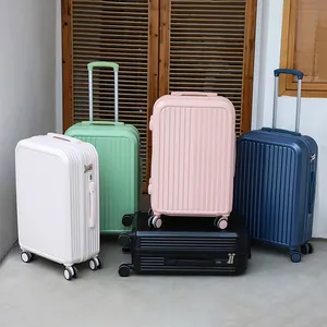 Maletas Factory Price Anpassung Travel Trolley Bag Case ABS Harts chale Leichte Carry On PC Suit Case Sets