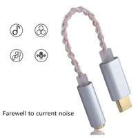 Ruidun BA02_R2 Type-C - DAC Dijital Ses Amplifikatörü Adaptörü, Saf Bakır İletkenli PVC Kılıflı, 32-bit 384kHz 4K Çözünürlük