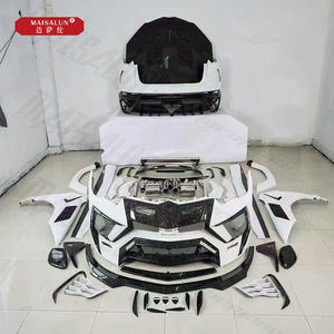 Nâng Cấp M Phong Cách Cơ Thể Kit Đối Với Lamborghini Urus Phía Trước Phía Sau <span class=keywords><strong>Bumper</strong></span> <span class=keywords><strong>Side</strong></span> Váy Mui Xe Chắn Chắn Gió Xả Lời Khuyên Sợi Carbon Xe <span class=keywords><strong>Bumper</strong></span> - Product Image 5