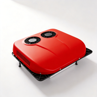 RUIDIAITE Climatiseur Électrique Anti-corrosion 12V 24V à Double Ventilateur, Refroidisseur Intégré pour Emballage