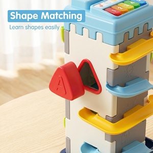 Giocattoli Educativi Dowellin 4 in <span class=keywords><strong>1</strong></span>, Torre di Palline con Musica e Luci, <span class=keywords><strong>Giocattolo</strong></span> Musicale per Bambini e Neonati - Product Image 2