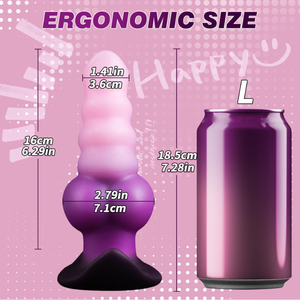 Masajeador de Próstata con Fuerte Succión, Juguetes Sexuales para Adultos, Tapón Anal, Dildo, Herramienta de Masturbación Femenina para Parejas, Silicona - Product Image 4