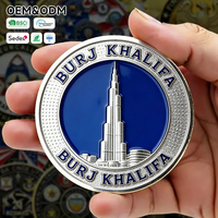 Maßgefertigtes Abu Dhabi Kultur-Souvenir-Abzeichen Zinklegierung Emaille-Pin Religiöses Geschenk-Accessoire Kunstsammlung Sheikh Zayed Moschee-Pin