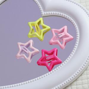 دبابيس شعر جميلة على طراز Y2k دبابيس شعر للفتيات الأطفال إكسسوارات شعر للبيع بالجملة مشابك شعر خماسي حلوة - Product Image 2