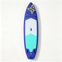 Planche de paddle gonflable personnalisée, ISUP stable pour le yoga, la pêche et le surf, acceptation de la personnalisation OEM ODM