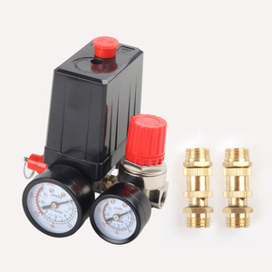 Ensemble de pressostat pour compresseur d'air Fenglili 90-125 G1/2 SPDT 10 bars, commande quatre voies avec vanne poussoir-tiroir - Product Image 5