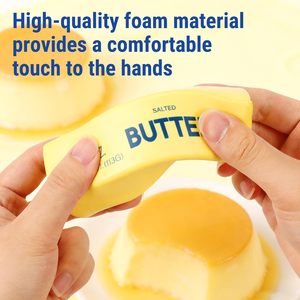 Boule de beurre réaliste à remontée lente, jouet anti-stress souple pour adultes, idéal pour le bureau et la maison - Product Image 2