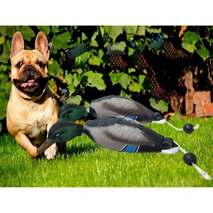 Mimics Dead Duck Stoßstange Spielzeug für das Training Welpen Jagdhunde lehrt Mallard Water fowl Game Retrieval Interaktives Hunde training - Product Image 5
