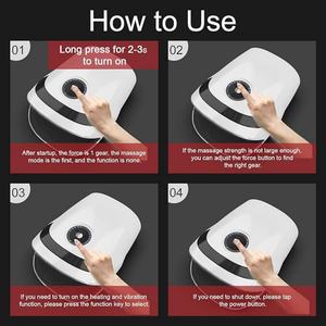 Dispositivo de Masaje de Manos, Masajeador Eléctrico Inalámbrico con Calor - Product Image 2