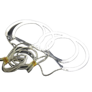 HYML 131MMX4 pour E36 E39 <span class=keywords><strong>E46</strong></span> E38 blanc <span class=keywords><strong>CCFL</strong></span> œil d'ange Halo anneau voiture phare décoration lumière - Product Image 2