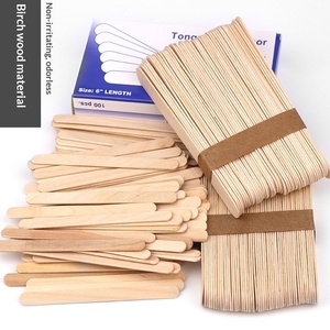 Espátulas de Madera Desechables para Depilación, 100 Unidades en Bolsa, Aplicadores de Cera para Spa y Salón de Belleza, Venta al Por Mayor - Product Image 4