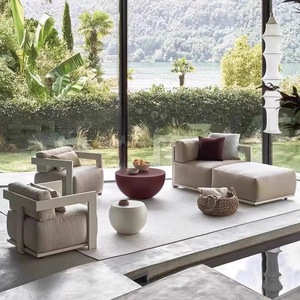 High-End Modern Design Solid Wood Teak Set for Hotels Patios Villas Gardens Luxury Yacht Style for Parks - Product Image 3