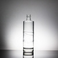 Voss bouteille d'eau 750 ml verre pour boisson eau bénite bouteille en verre