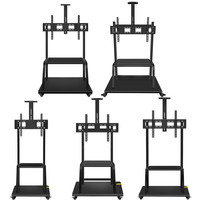 Soporte Universal para TV, Monitor LED LCD retráctil de movimiento completo de 12-43 pulgadas, Panel plano, Plasma, giratorio, soporte de montaje en pared para TV