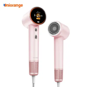 Uniorange professioneller blattloser Haartrockner Styler Plasma hohe Geschwindigkeit Ionen-Salon Multi-Styler Haartrockner Geschenkbox für Freundin