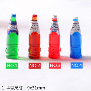 xixiDollhouse Botellas <span class=keywords><strong>de</strong></span> bebidas para casa <span class=keywords><strong>de</strong></span> muñecas, mini refrescos <span class=keywords><strong>de</strong></span> cola, juguetes <span class=keywords><strong>de</strong></span> comida en miniatura, accesorios para fotografía, accesorios DIY - Product Image 5