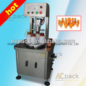 Máquina taponadora manual Máquina taponadora de escritorio para salsa, jarabe, máquina taponadora de tapas de aluminio líquido Botella Maquinaria Guangdong - Product Image 4