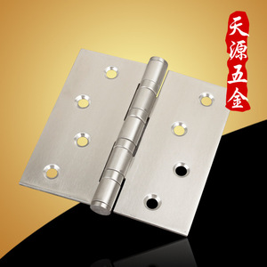 Bisagras de Acero Inoxidable 4x4x2.5mm Tipo Casement Apertura de 180 Grados Acabado Cepillado Diseño Industrial - Product Image 1
