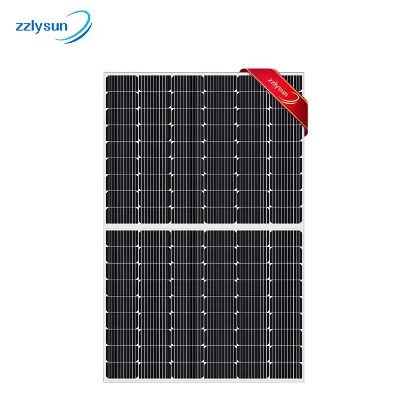 ZZLYSUN Transparent Glass Solar Panel Price 400W 500W 550W 600W Monocrystalline Photovoltaic Solar Power PV Panels From China