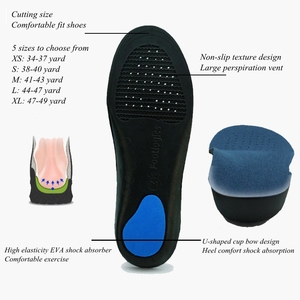 Corrección de pie extraíble personalizada Pies planos Soporte de arco <span class=keywords><strong>Plantillas</strong></span> de zapatos ortopédicos Hombres y mujeres Zapato Pad EVA Zapatos deportivos Sólido - Product Image 6