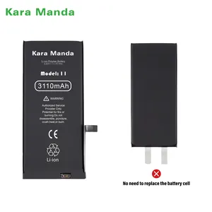 Kara Manda 0 finestra Popup nuova batteria KM per iPhone 100% salute doppia connessione batteria iPhone sostituzione per iPhone 6-14 modelli