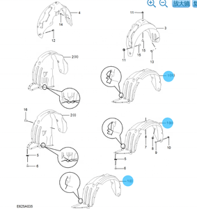 Lưới tản nhiệt xe hơi 10564701 cho ROEWE I5 MG5, phụ tùng ô tô Trung Quốc, linh kiện xe hơi, giá xuất xưởng, nhà cung cấp, hàng mới năm 2023, phụ tùng ô tô - Product Image 4