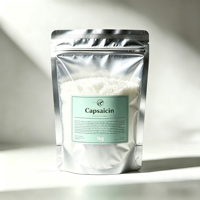 Poudre de Capsaïcine de Qualité Supérieure 99,5%-100% Pureté, Extrait Synthétique de Piment pour Pommades, Amincissement et Répulsifs, Vente en Gros