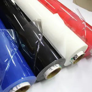 환경 친화적 인 컬러 투명 TPU 필름 가방 및 옷을위한 멀티 컬러 폴리 우레탄 필름 롤