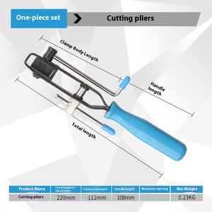 Tự động <span class=keywords><strong>CV</strong></span> Doanh khởi động Kẹp Kìm thiết lập tai loại Dải công cụ với Cutter crimps flattens kẹp cho ổ đĩa xe trục trục Ống - Product Image 5
