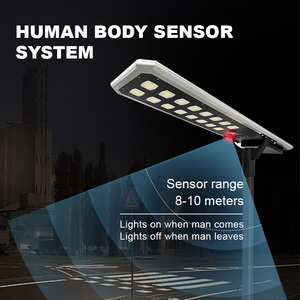 올인원 알루미늄 에너지 절약 태양 전지판 도로 램프 Ip65 방수 독립형 LED 통합 태양열 가로등 - Product Image 6