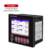 Registrador de datos de termopar universal industrial personalizable con USB + Ethernet Grabador de gráficos sin papel Soporte OEM
