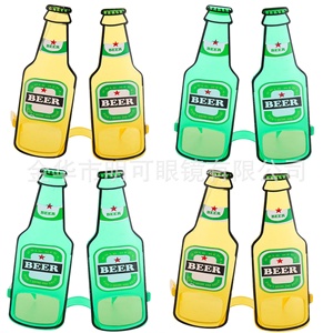 <span class=keywords><strong>Bouteille</strong></span> <span class=keywords><strong>de</strong></span> vin Costume Photobooth fête accessoire vacances plage Oktoberfest événement <span class=keywords><strong>de</strong></span> mariage fournitures <span class=keywords><strong>de</strong></span> fête <span class=keywords><strong>bouteille</strong></span> vin <span class=keywords><strong>bière</strong></span> lunettes <span class=keywords><strong>de</strong></span> soleil - Product Image 5
