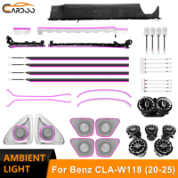 Luz Ambiental W177 de 64 Colores, Iluminación Interior LED para Automóvil Mercedes Clase A W177 CLA W118 C118 2020+, Luz para Altavoz de Puerta