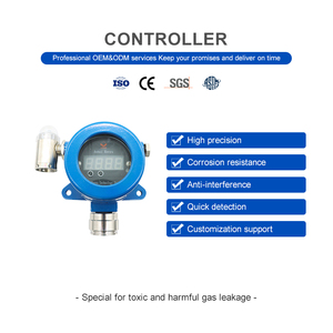 Sensor de Gás H2S Fixo Industrial Sistema Sensor, Detector de Vazamento de Gás Sulfídrico, Alarme de Vazamento de Gás Industrial - Product Image 4