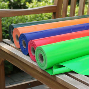 ผ้าเคลือบพีวีซี 610GSM ผ้าใบไวนิลโพลีเอสเตอร์ 100% ผ้าใบเคลือบ 610GSM - Product Image 1