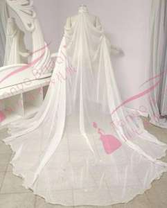 <span class=keywords><strong>Bolero</strong></span> de Gasa Negro Elegante para Mujer, Capa para Vestido de Noche, Abrigo, Accesorios de Boda, Capa de Novia, Chal Largo, Disfraz de Elfa - Product Image 4