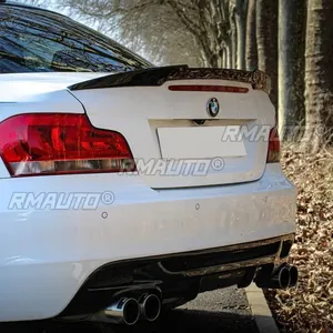 สปอยเลอร์หลังทรง Coupe ลายคาร์บอนสไตล์ M4 สำหรับรถยนต์ BMW E82 E88 Coupe ปี 2005-2011 ชุดแต่ง - Product Image 4