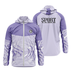 Veste de football d'entraînement coupe-vent intégrale personnalisable avec capuche pour équipes sportives et clubs - Product Image 1