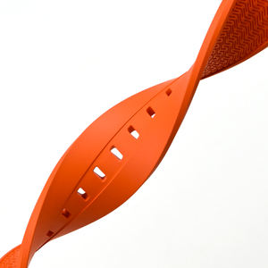 Tali Jam Tangan Karet FKM Universal 21mm Ujung Lengkung, Tali Jam Pengganti Mewah, Dapat Disesuaikan untuk Tali Jam Tisst T120 Prx - Product Image 3