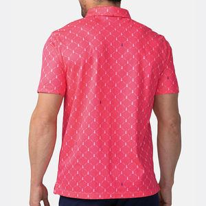 Polos de Golf Personalizados con Logotipo OEM, Patrón Bordado, Estampado Vintage, Polos Refrigerantes para Hombre - Product Image 2