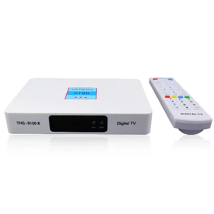 Perangkat Lunak Mpeg4 Asli, Dekoder Penerima Digital Dtmb H.265 Hevc Kotak Hd Penuh 1080P Asli Baru