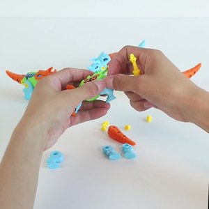Brinquedos de Dinossauro Desmontáveis para Crianças, Conjunto de Brinquedos de Construção com Furadeira Elétrica, Aprendizado de Engenharia para Meninos e Meninas a Partir de 3 Anos - Product Image 6