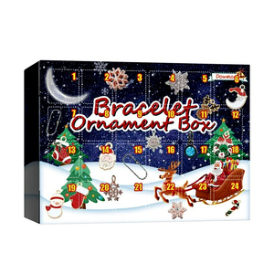 Boîte aveugle personnalisée boîte vide de papier de fête de <span class=keywords><strong>chien</strong></span> enfants pierre de cristal compte à rebours surprise <span class=keywords><strong>jouet</strong></span> cadeau <span class=keywords><strong>calendrier</strong></span> de l'<span class=keywords><strong>avent</strong></span> emballage avec plateau - Product Image 3