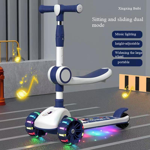 Nuovo Monopattino per Bambini 2-6-12 Anni, Pieghevole con Ruote in PU, a Tre Ruote per Ragazzi e Ragazze - Product Image 6