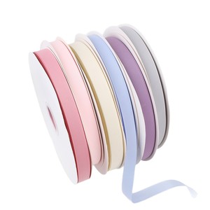 Nine-Colored Ribbon Grosgrain Ribbon 1.5cm Solid Color Woven Polyester Diy Craft Ribbon - Product Image 4