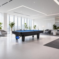 Table de billard de luxe de 9 pieds avec plateau en ardoise Jiujiang de haute qualité et structure en bois massif, fabricants de tables de billard OEM