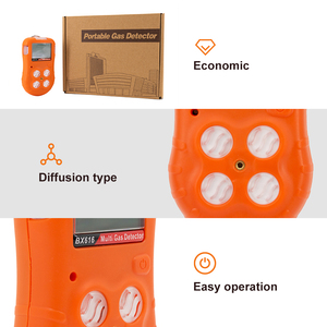 Analizadores de Gas Portátiles BX616, Detector de Gas Multigas Portátil CO O2 H2S CH4 con Carga de Datos y Alarma TWA para <span class=keywords><strong>Gases</strong></span> Tóxicos - Product Image 4