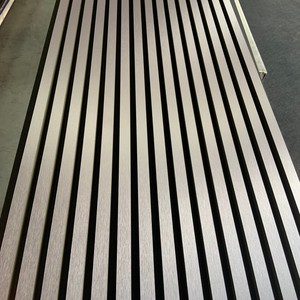 Paneles de pared acústicos 3D de madera <span class=keywords><strong>Akupanel</strong></span>, aislamiento acústico, diseño contemporáneo, Color personalizado, decoración Interior para sala de estar, apartamento - Product Image 2